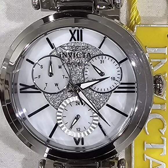 $595 MSRP- Invicta Angel Silver-Tone Ladies Quartz Watch- No box and Papers main image 7